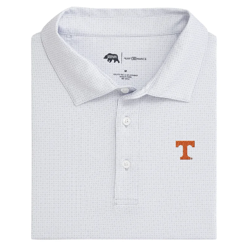 men's comfortable fit polo shirts-Tennessee Range Printed Performance Polo