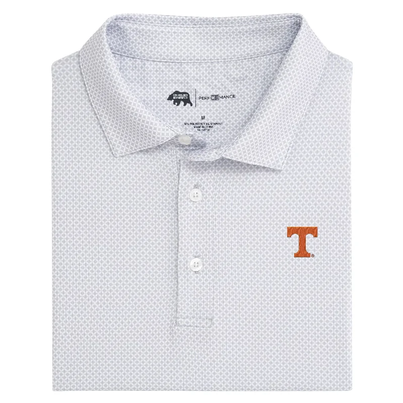 men's essential polo shirts-Tennessee Scope Printed Performance Polo