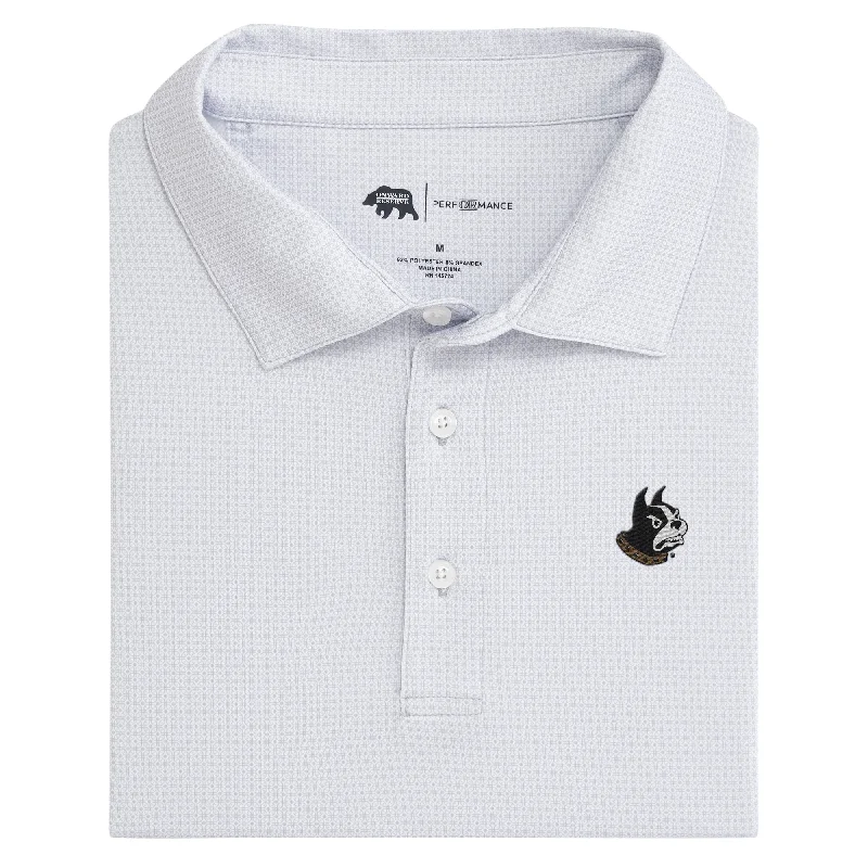 men's simple polo shirts-Wofford Range Printed Performance Polo