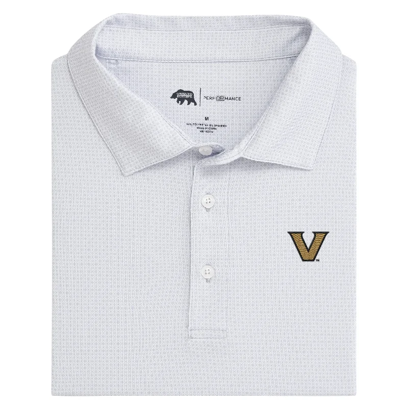 men's pique polo shirts-Vanderbilt Range Printed Performance Polo