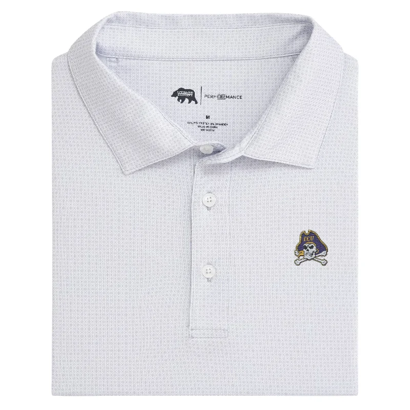 men's vibrant polo shirts-ECU Range Printed Performance Polo