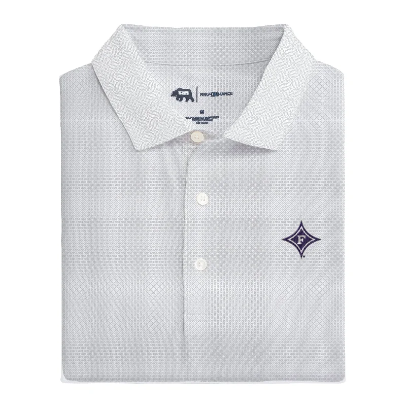 men's work polo shirts-Furman Range Printed Performance Polo