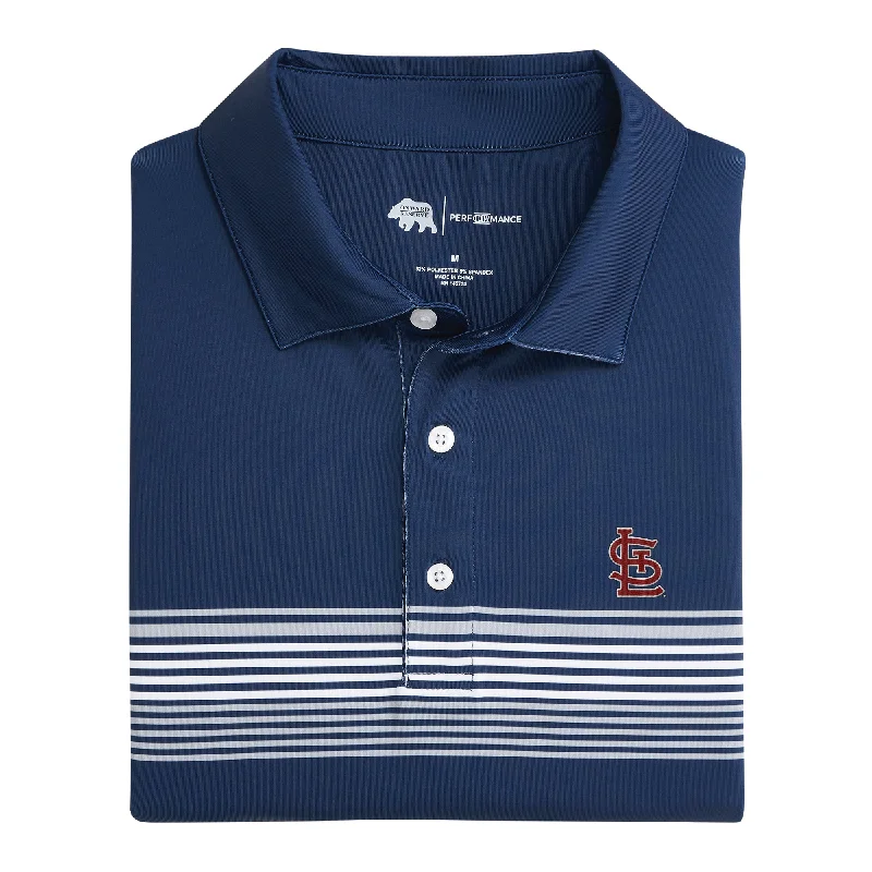 men's premium polo shirts-St. Louis Cardinals Prestwick Printed Performance Polo