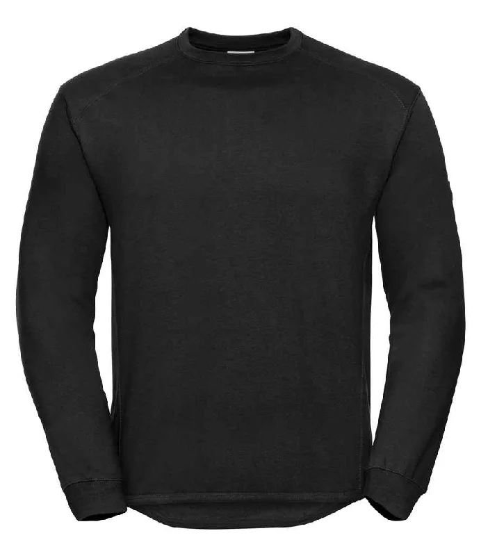 men's vacation sweatshirts-Russell Heavyweight Sweatshirt | Black