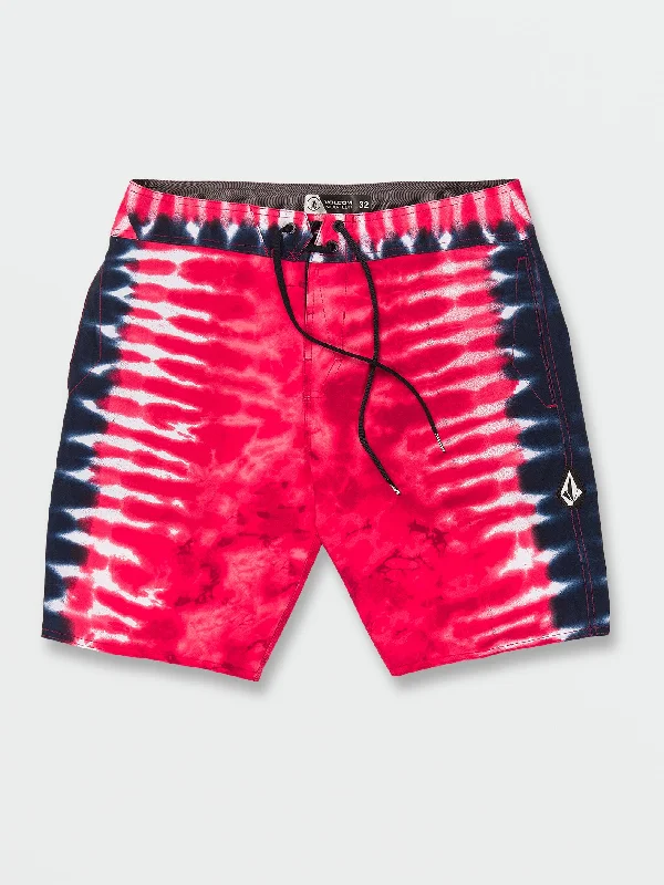 men's luxury shorts-Quatro De Julio Mod-Tech Trunks - Red