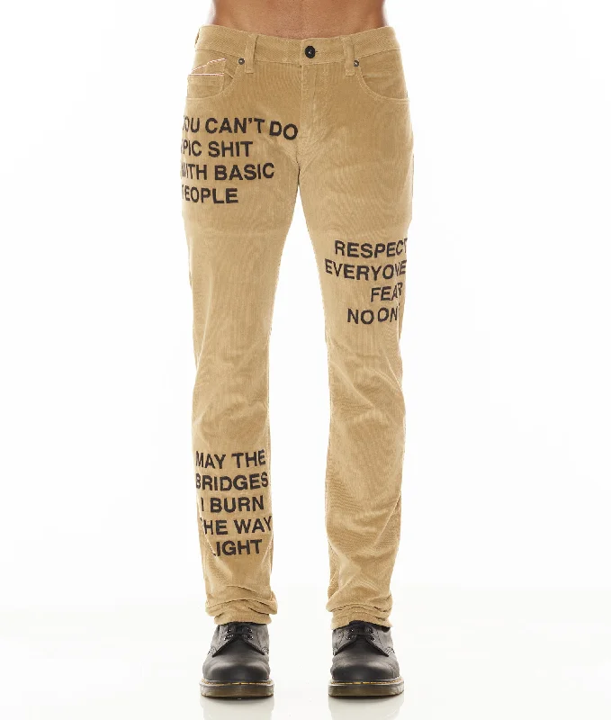 men's relaxed fit pants-ROCKER SLIM IN BEIGE