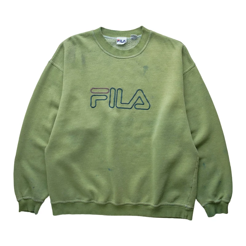 men's thermal sweatshirts-(XL) 90s Fila