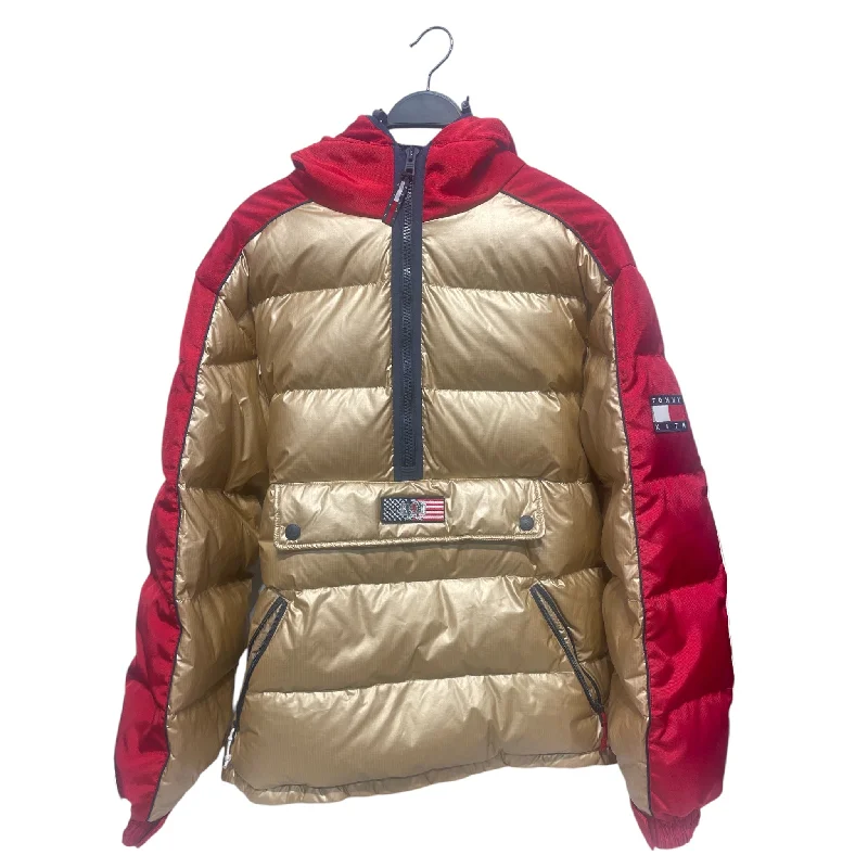 men's waterproof coats-KITH/TOMMY HILFIGER/Coat/L/Nylon/GLD/Expedition Store Puffer