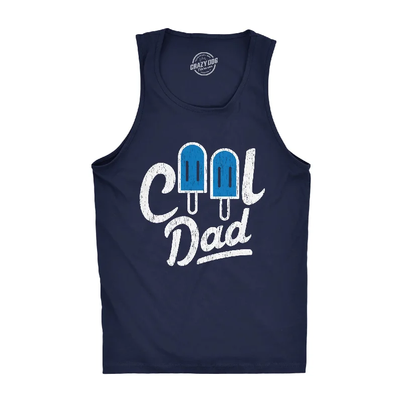 men's tank top affordable-Cool Dad Popsicle Men's Tank Top