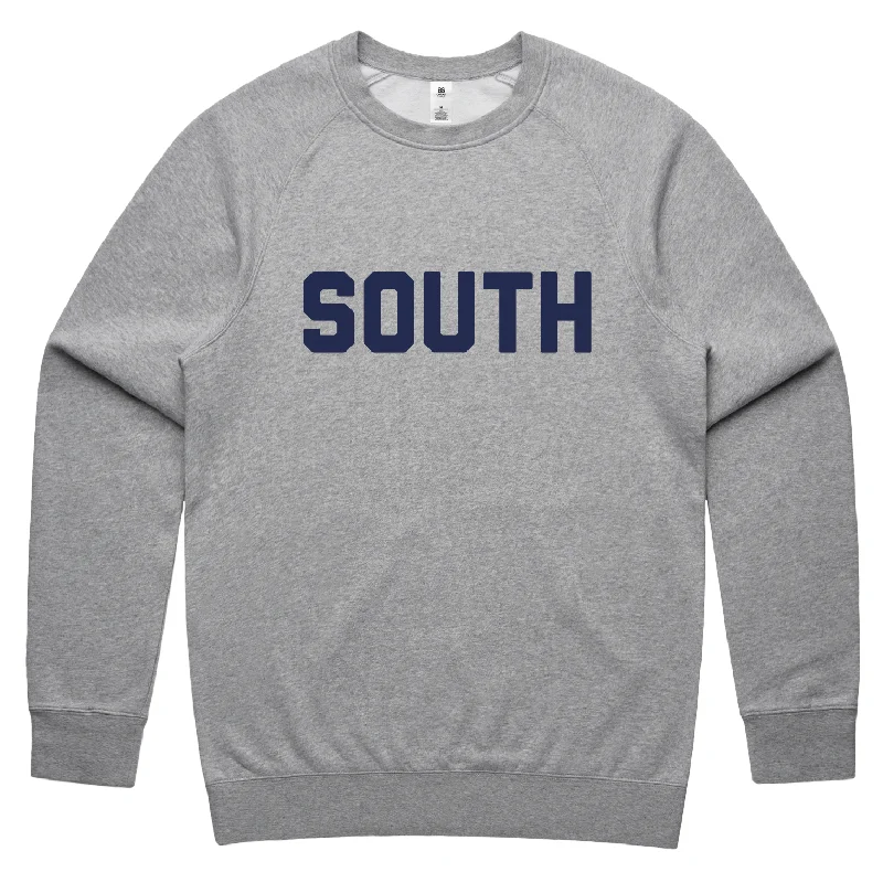 men's bold sweatshirts-The Original South Sweatshirt (Heather Gray)