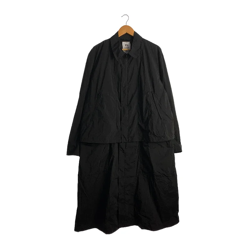 men's field coats-Y-3/Coat/M/Black/Nylon/FN3409