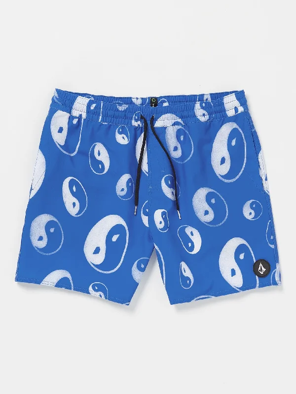 men's patterned shorts-Sanctorium Trunks - Blue Bird