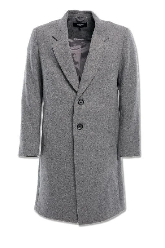 men's protective coats-Big Men's Nolita Top Coat (Light Grey)