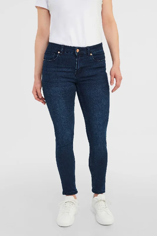 men's slim fit pants-Jeans coupe ajustée - Femme