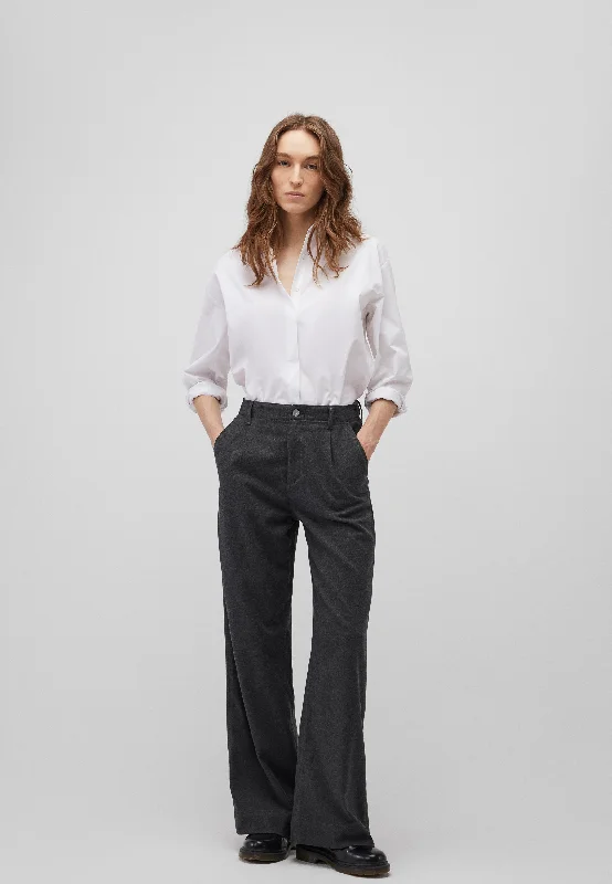 men's budget pants-PERA | Pleated Wide Leg