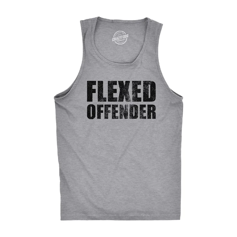 men's tank top value-Flexed Offender Men's Tank Top