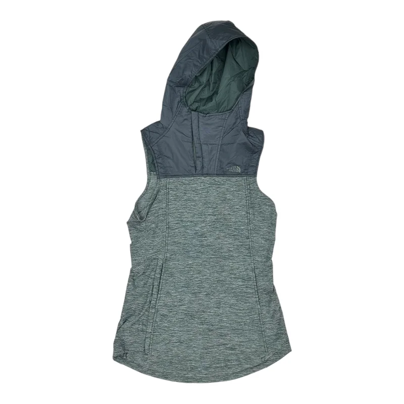 men's trendy vests-GREEN VEST OTHER by THE NORTH FACE Size:S