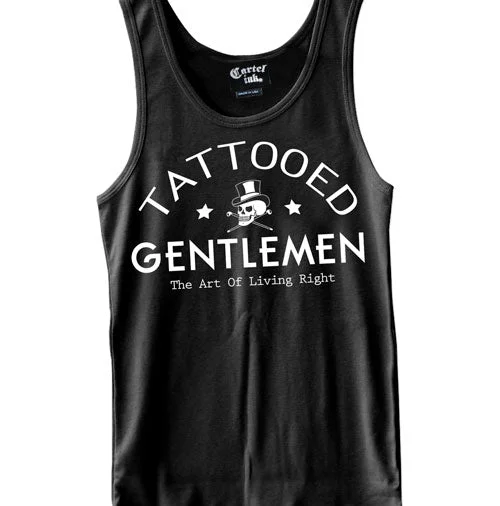 men's tank top popular-Tattooed Gentlemen Men's Tank Top