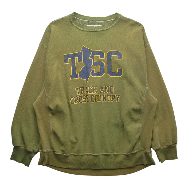 men's lounge sweatshirts-(XL) 90s TSC Track XC