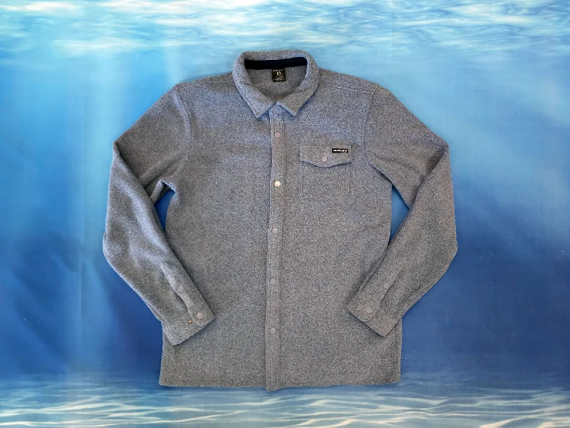 men's warm sweatshirts-Walton Polar Fleece Button Down