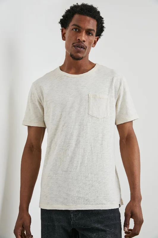 men's recycled t-shirts-SKIPPER T-SHIRT - BONE