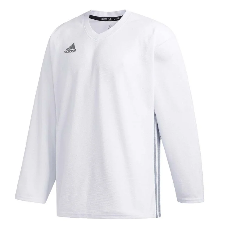 men's casual wear sweatshirts-adidas - Men's Hockey adiTeam Practice Goalie Training Jersey (EC7631)