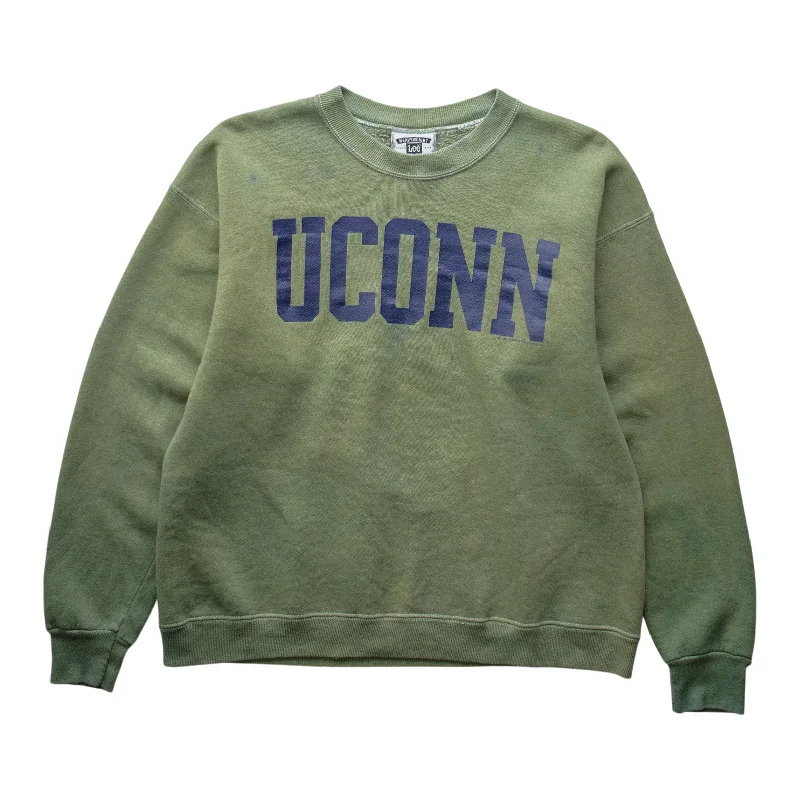 men's cycling sweatshirts-(M) 90s UCONN Huskies