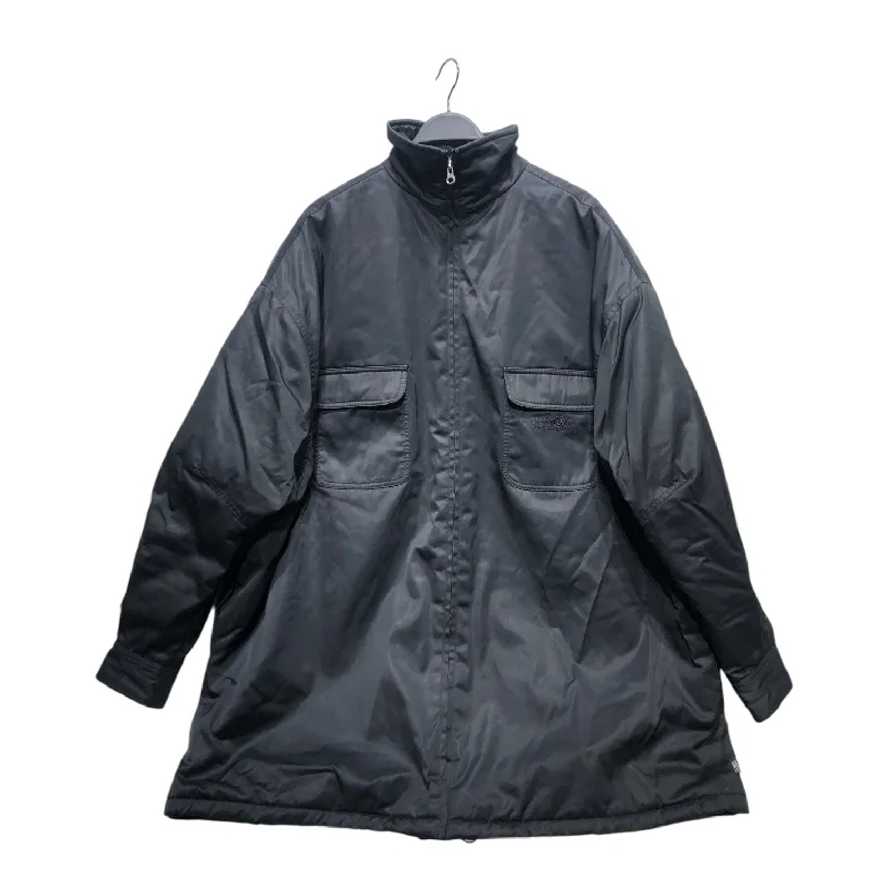 men's trendy coats-MM6/Coat/L/Nylon/BLK/