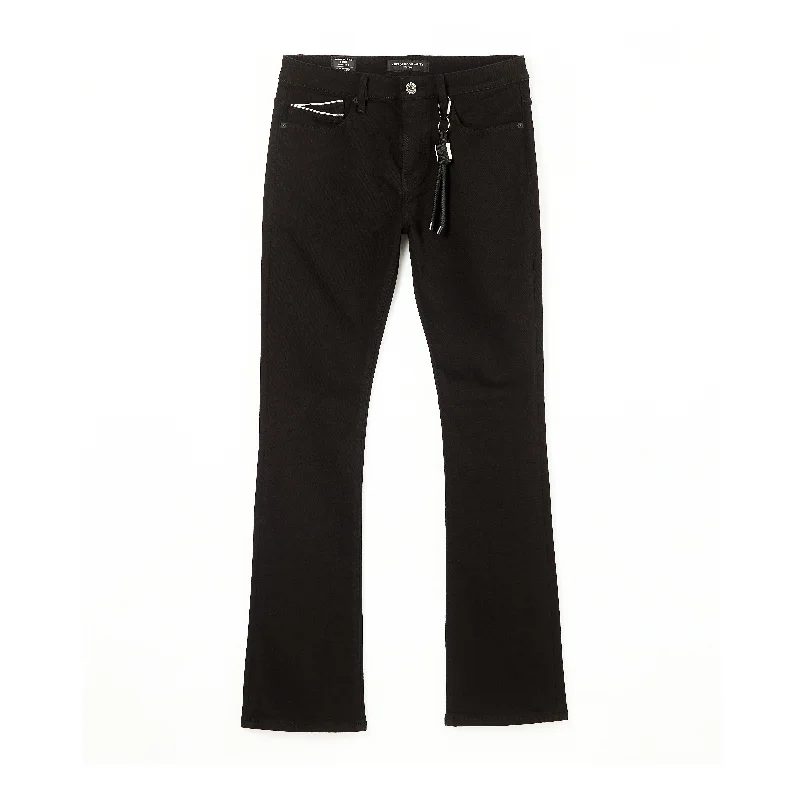 men's vibrant pants-LENNY BOOTCUT JEANS IN TRIPLE BLACK