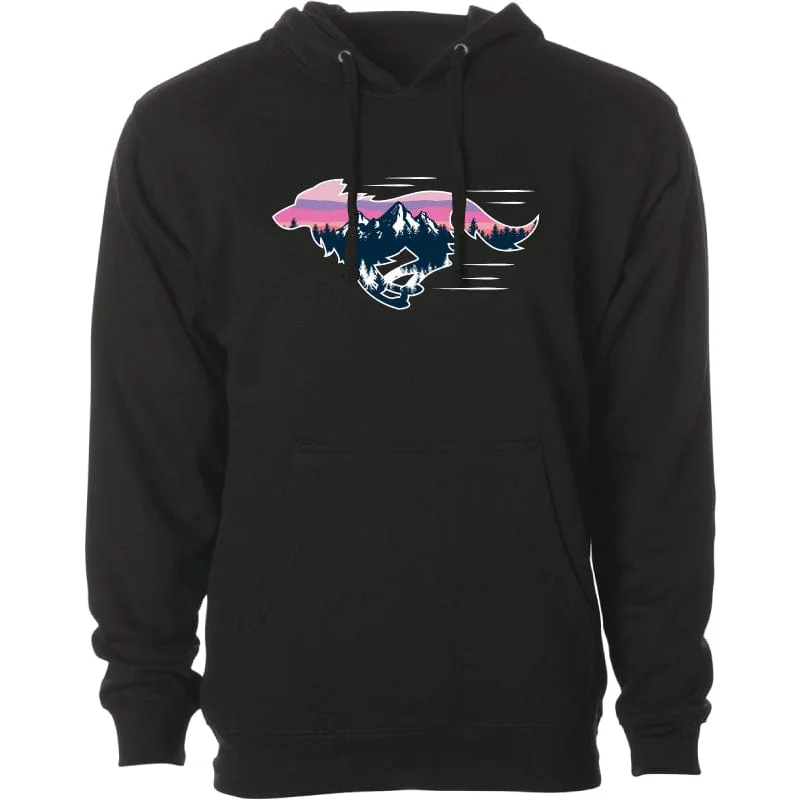 men's fishing sweatshirts-Run Like The Wind - Sweatshirt Pullover Hoodie