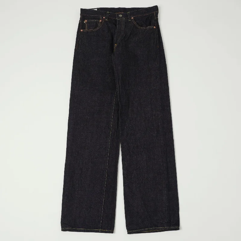 men's tailored pants-ONI 200 15oz Wide Straight Jean - One Wash