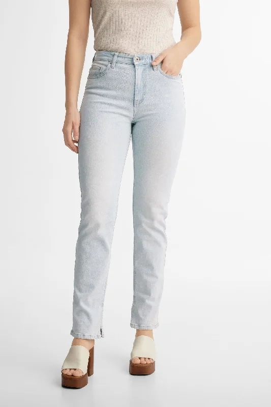 men's eco-friendly pants-Jeans coupe ajustée - Femme