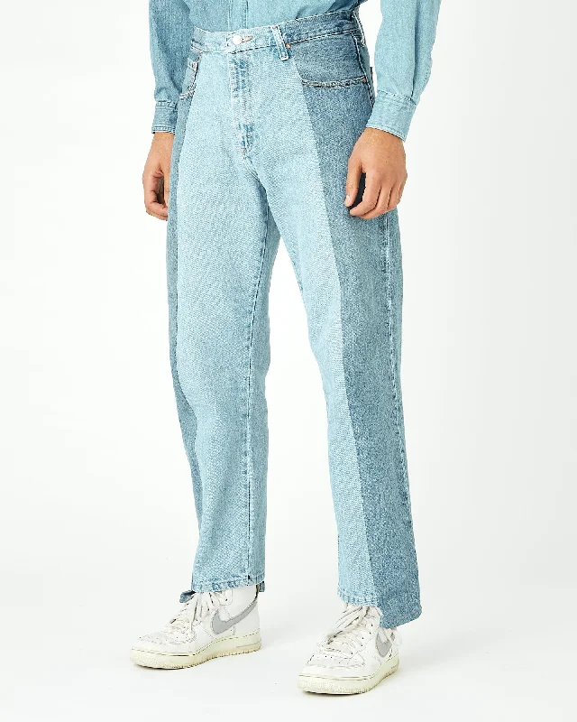 men's sleep pants-Men's Garcon Jean Mid Light Blue