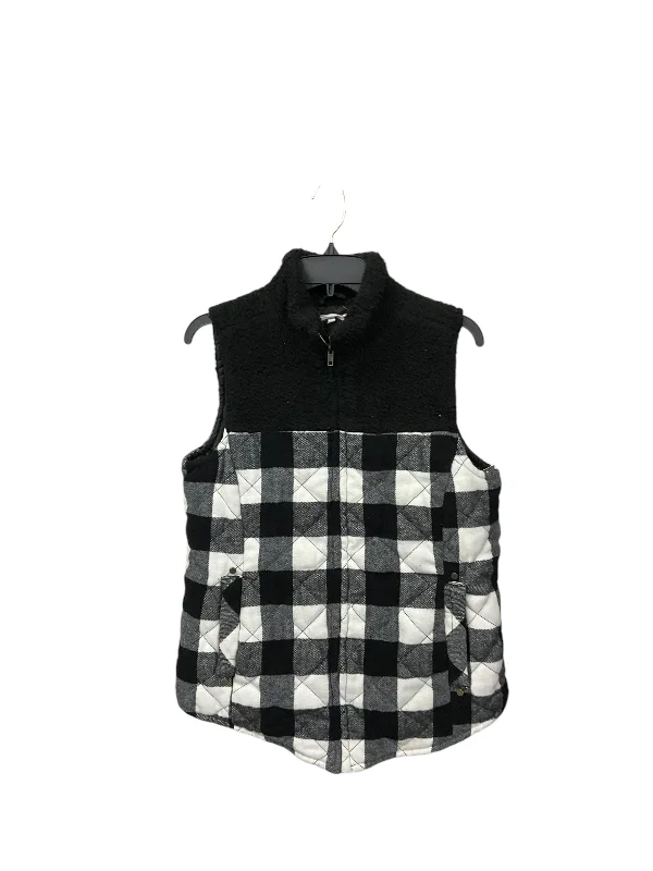 men's elegant vests-Vest Puffer & Quilted By Maurices In Plaid Pattern, Size: M