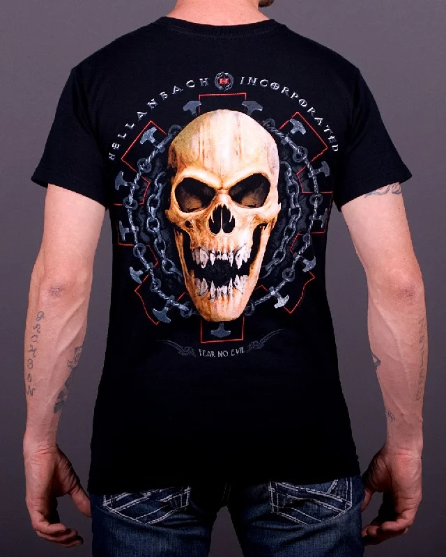 men's premium t-shirts-Fear No Evil T-Shirt