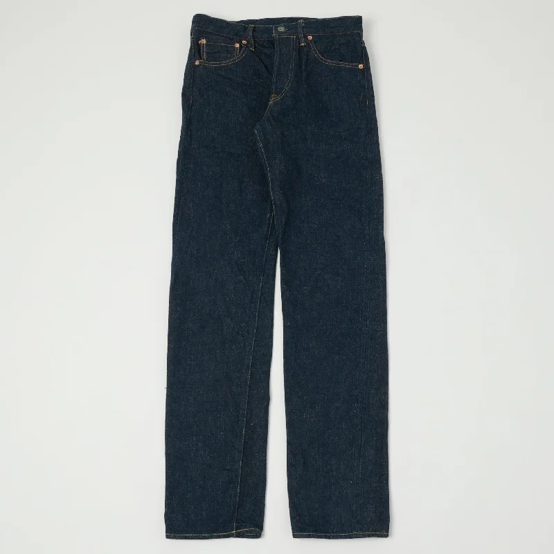 men's wide leg trousers-ONI 246ZR-KABEG Secret Denim Kabuki Emi Relaxed Tapered Jean - One Wash