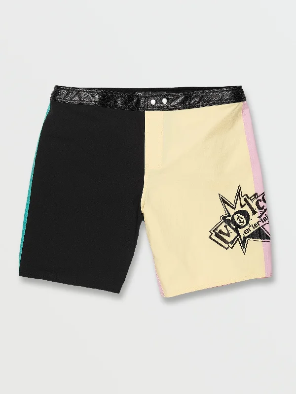 men's practical shorts-Volcom Entertainment Liberator Trunks - Dawn Yellow