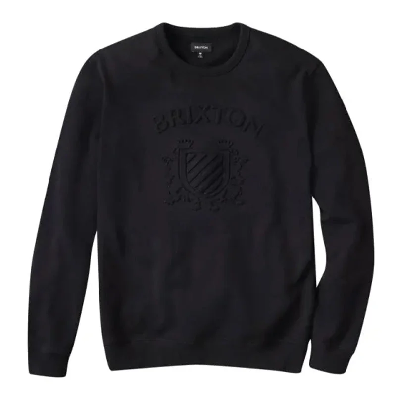 men's fashion-forward sweatshirts-Lion Crest Crew Neck Sweatshirt (Past Season)