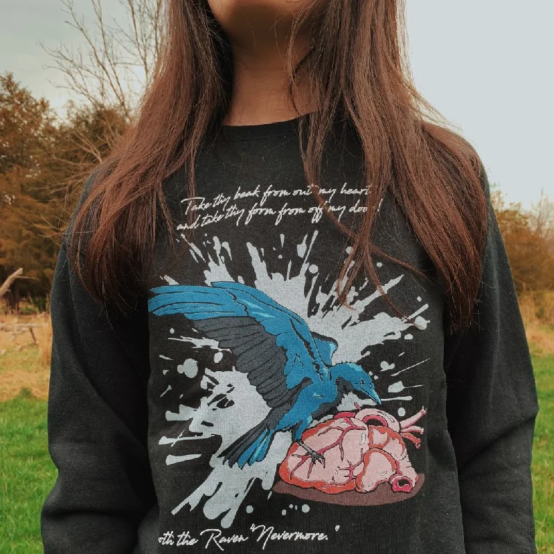 men's winter sweatshirts-The Raven Sweatshirt