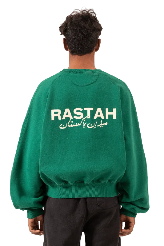 men's eco-friendly sweatshirts-MOSS GREEN MADE IN PAK SWEATSHIRT (v2)