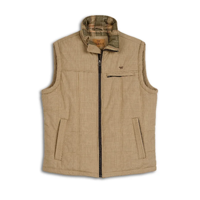 men's minimalist vests-Men's Concealed Carry Textured Vest