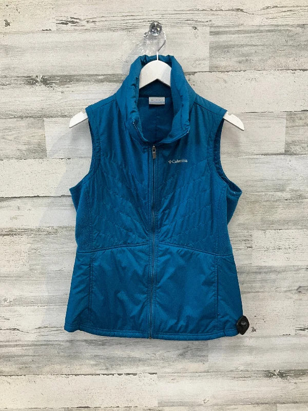 men's sleeveless vests-Vest Puffer & Quilted By Columbia In Blue, Size: M