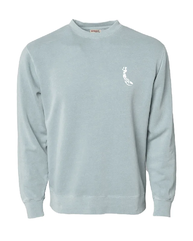 men's windproof sweatshirts-ICON PIGMENT DYED CREW