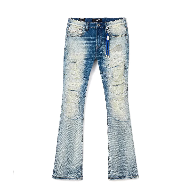 men's recycled pants-LENNY BOOTCUT JEANS IN LUCA