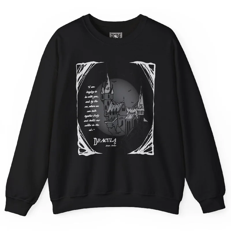 men's recycled sweatshirts-Dracula Sweatshirt