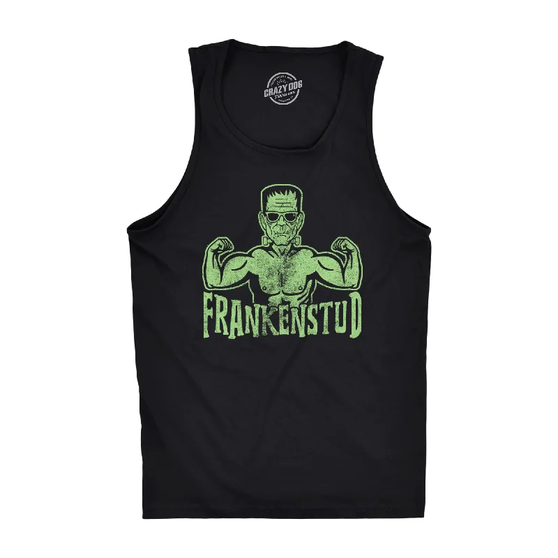 men's tank top for men-Frankenstud Men's Tank Top