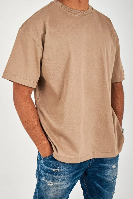 men's warm t-shirts-Oversized T-Shirt