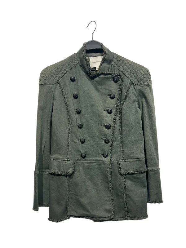 men's lightweight coats-PIERRE BALMAIN/Coat/42/Cotton/GRN/