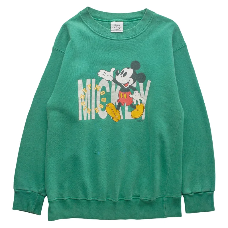 men's party sweatshirts-(S) 90s Mickey Mouse