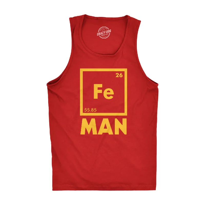 men's tank top activewear-Iron Man Men's Tank Top